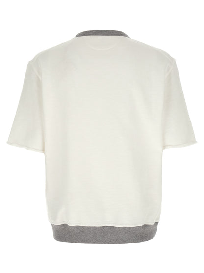White Cotton Sweatshirt