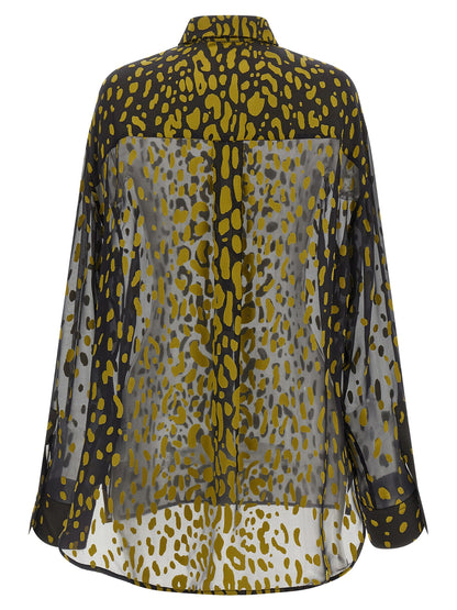 Brown Silk Blouse