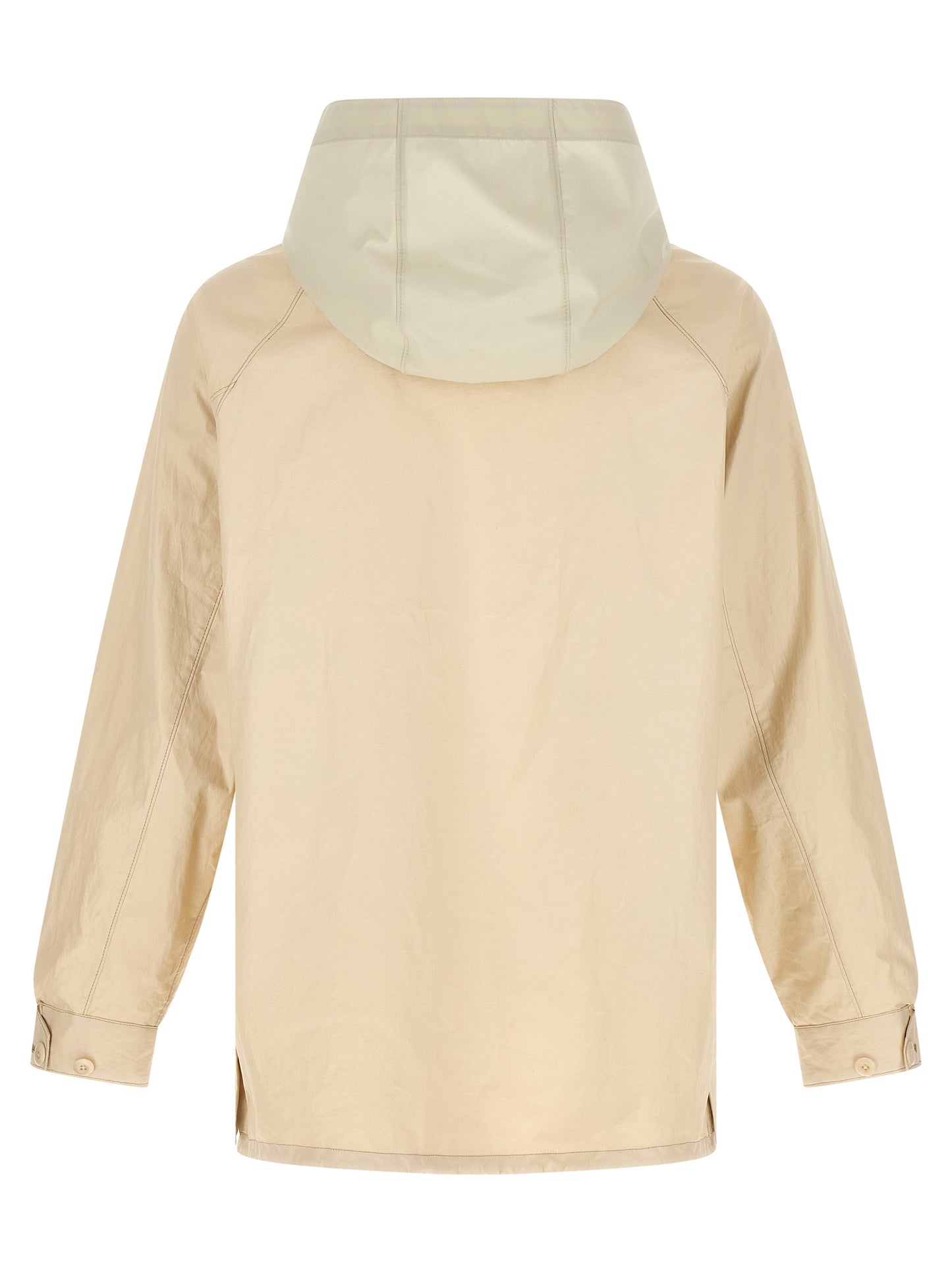 Beige Linen Shell Jacket
