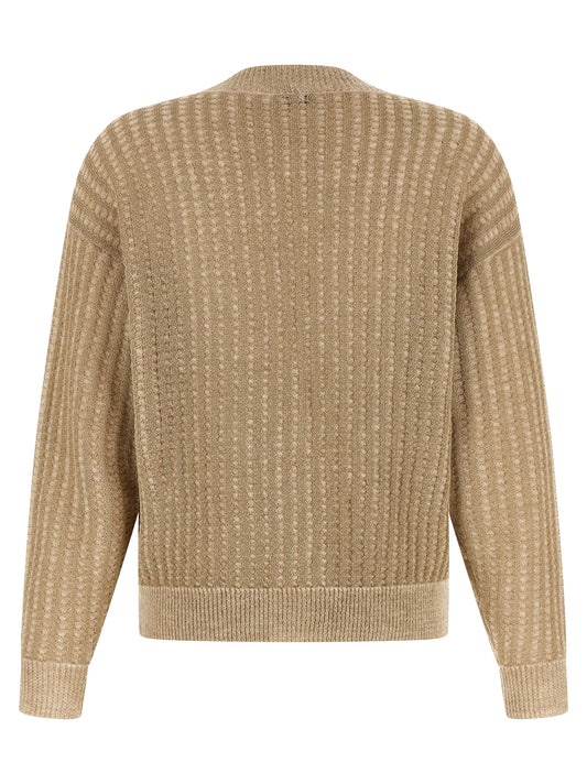 Beige Viscose Cardigan