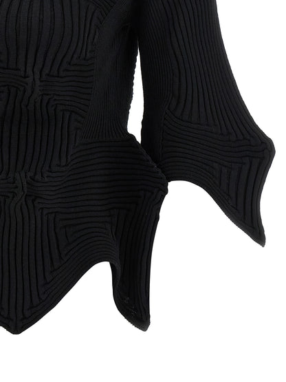 Black Polyester Blouse