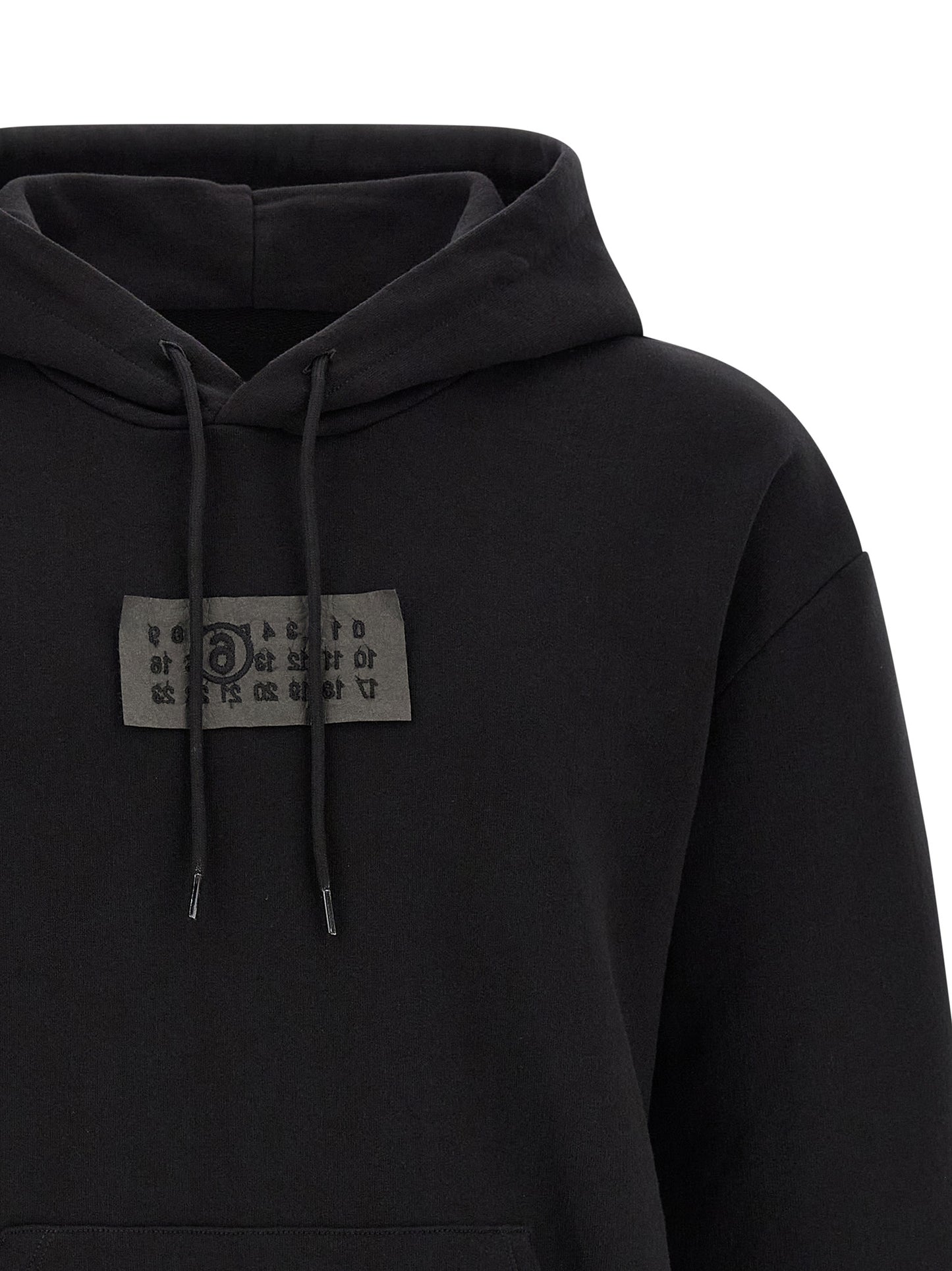 Black Cotton Sweatshirt