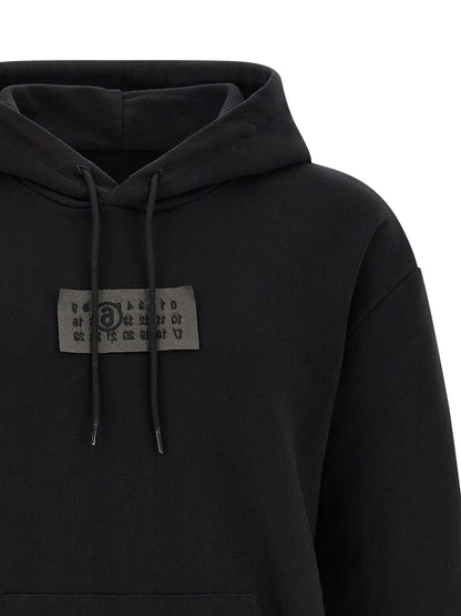 Black Cotton Sweatshirt