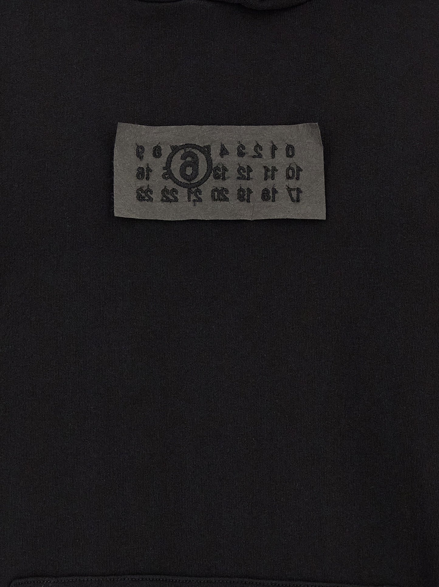 Black Cotton Sweatshirt