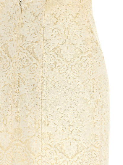 White Cotton Long Dress