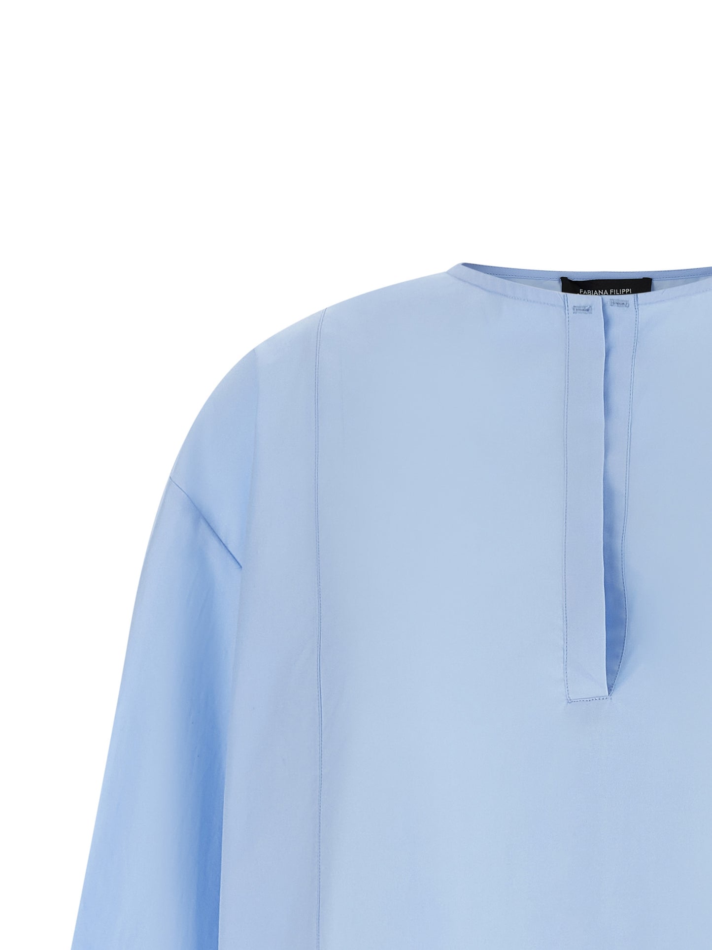 Blue Cotton Blouse