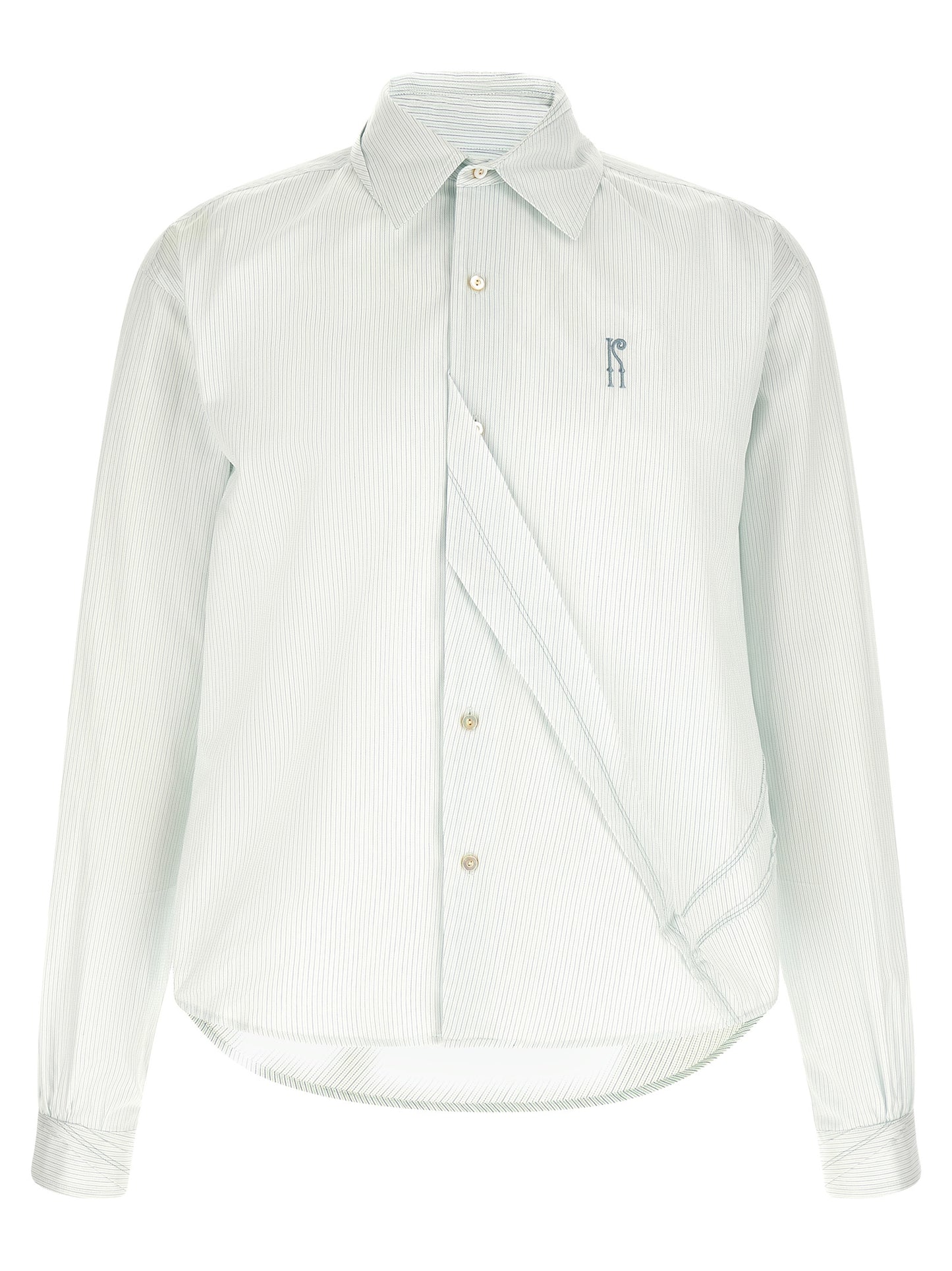 Bicolor Cotton Blouse