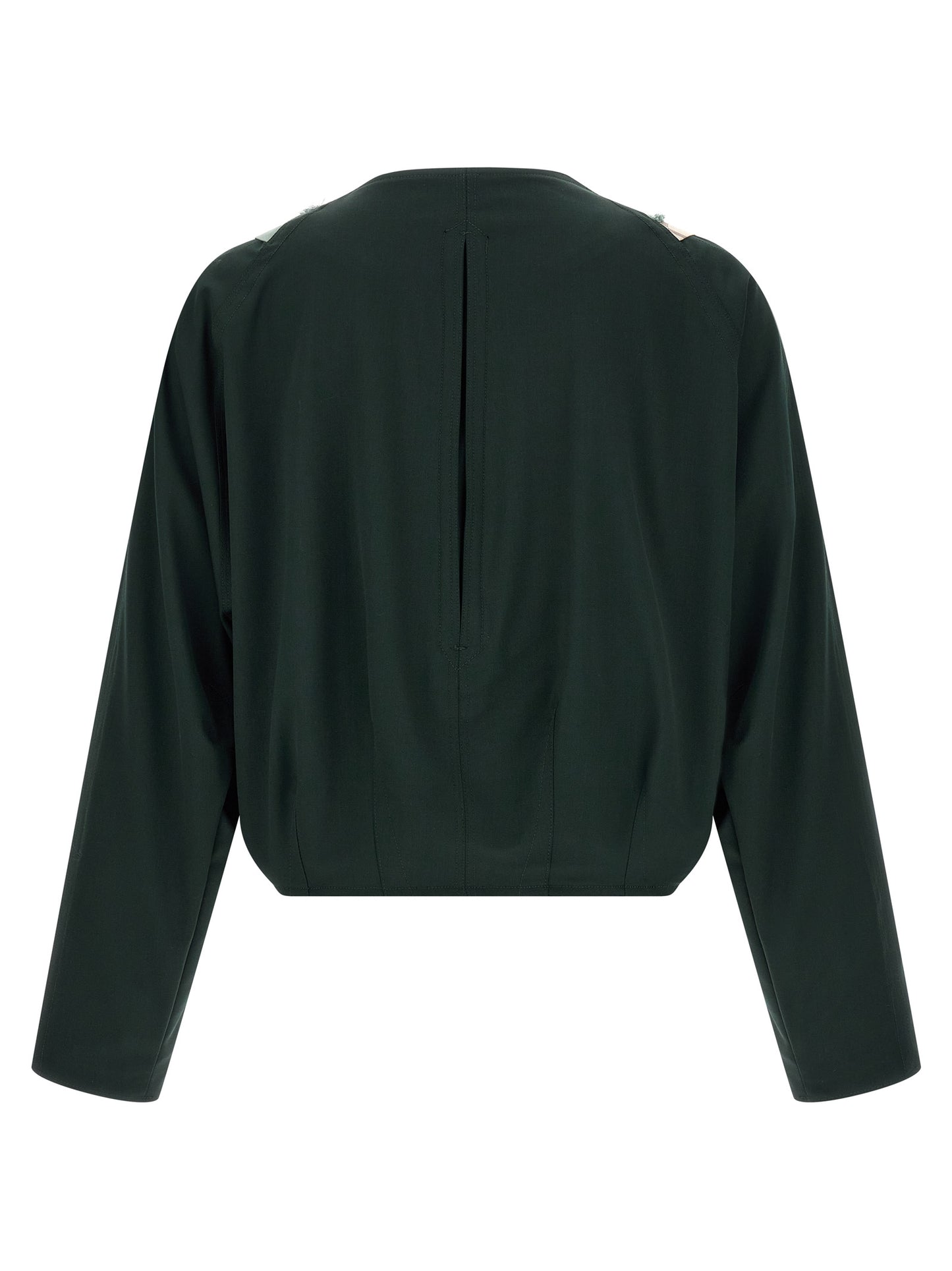 Multicolor Virgin Wool Shell Jacket