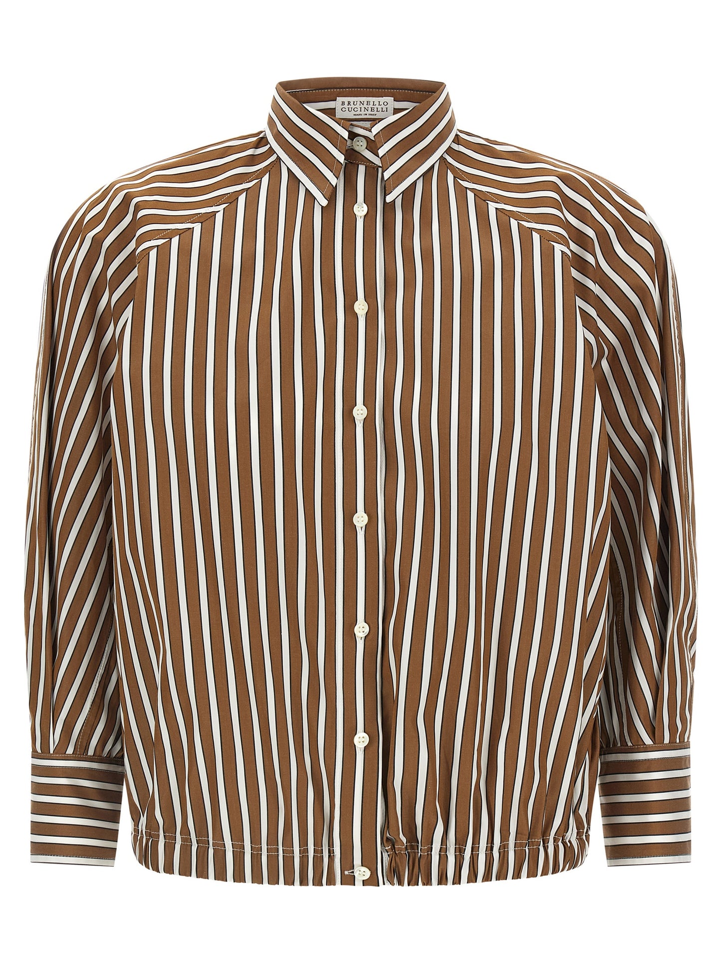 Brown Cotton Blouse