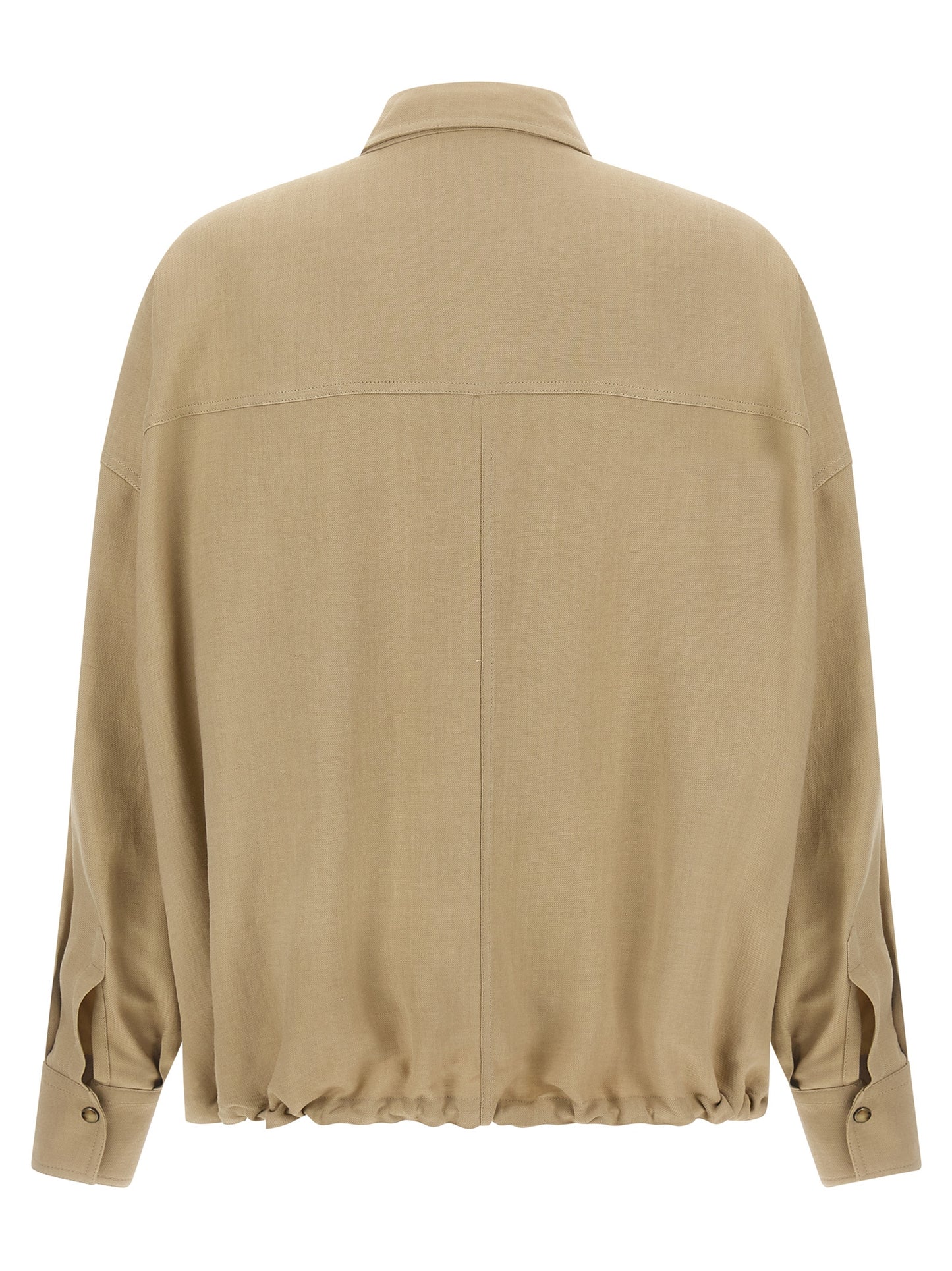 Beige Viscose Blouse