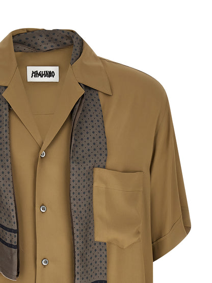Beige Acetate Blouse