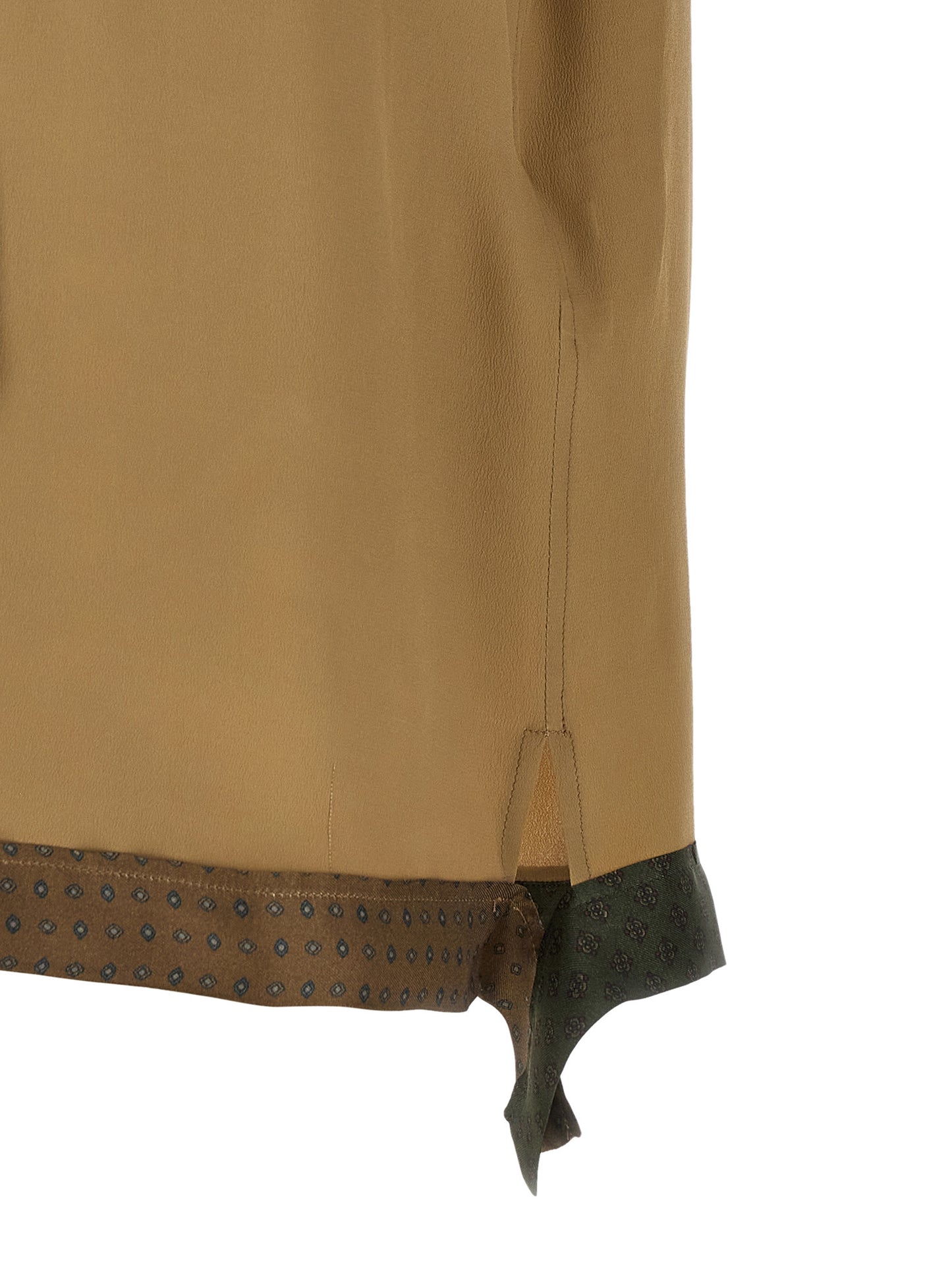 Beige Acetate Blouse