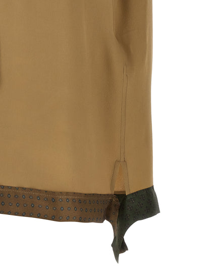 Beige Acetate Blouse