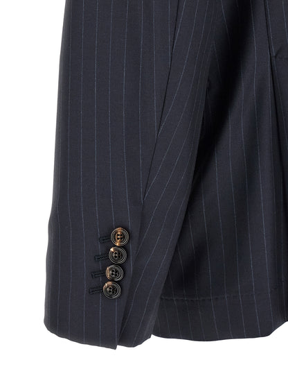 Blue Virgin Wool Blazer