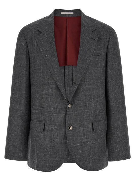 Gray Wool Blazer