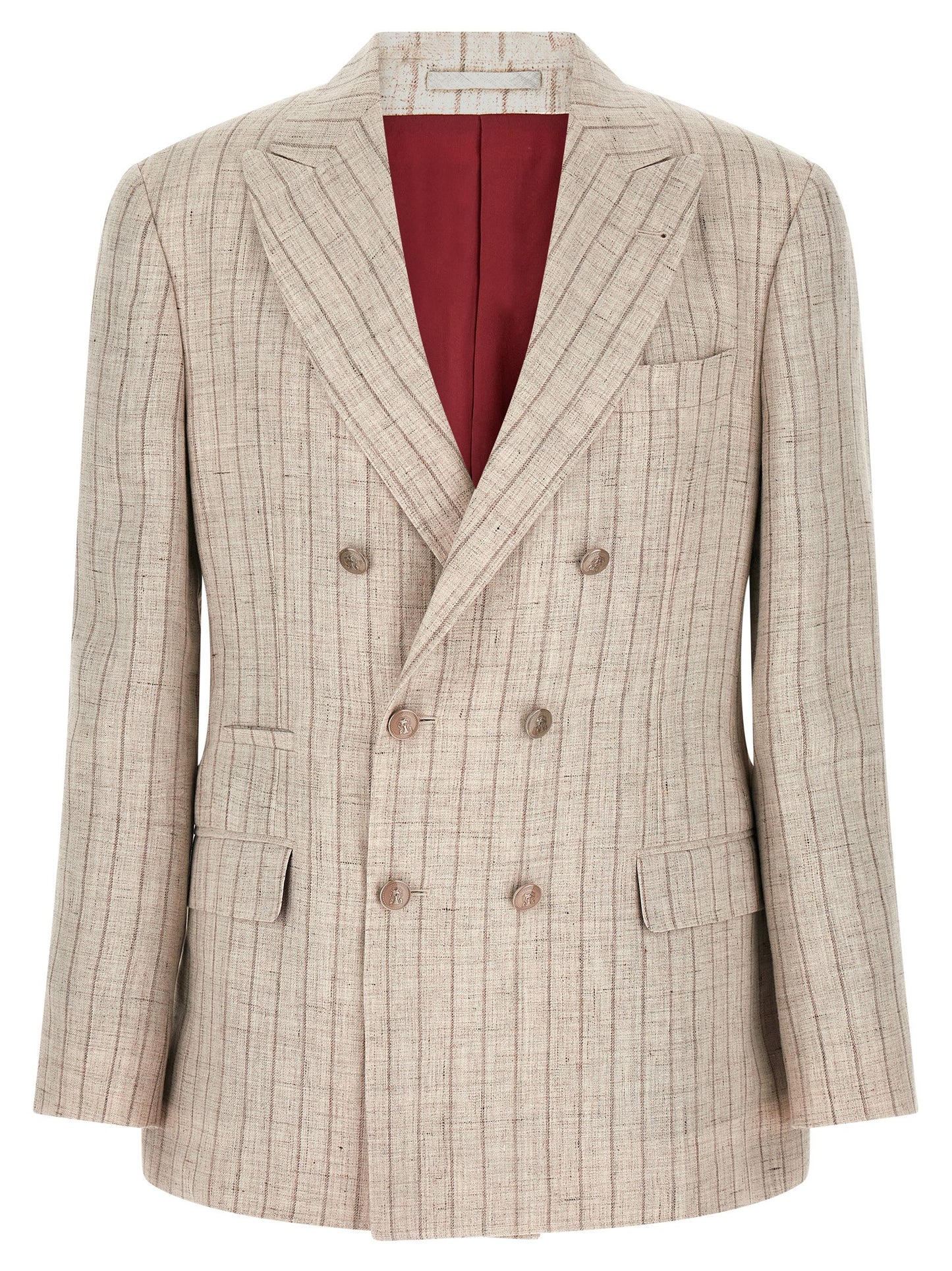 Gray Linen Blazer