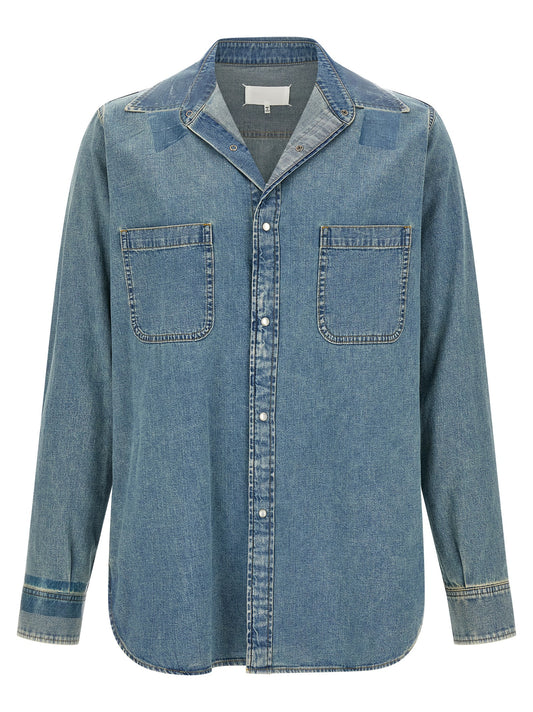 Blue Cotton Blouse