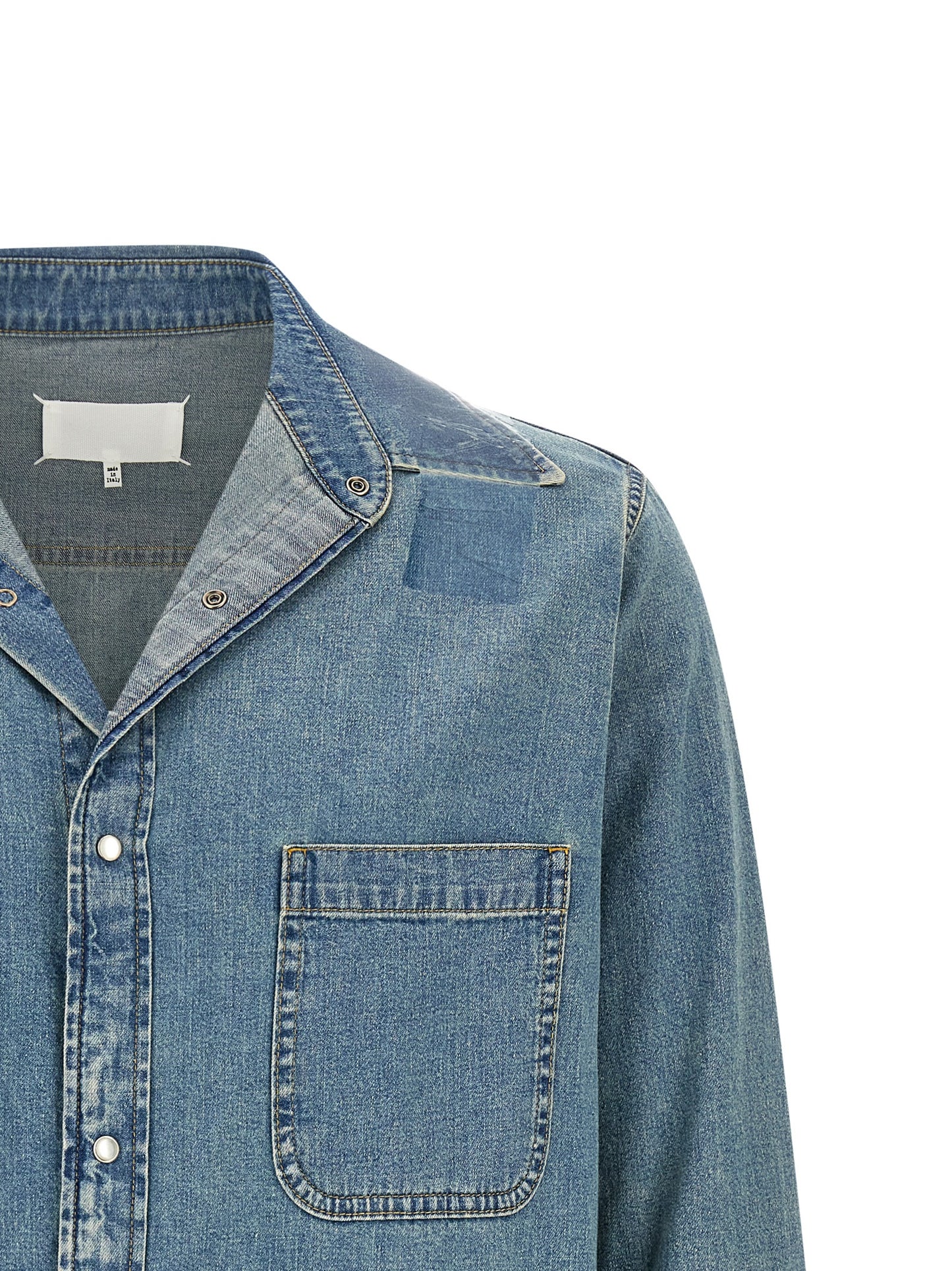 Blue Cotton Blouse
