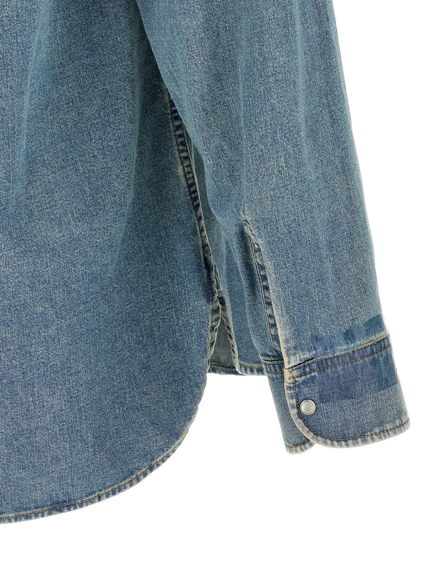Blue Cotton Blouse