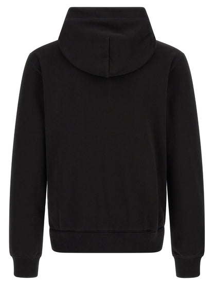 Black Cotton Sweatshirt