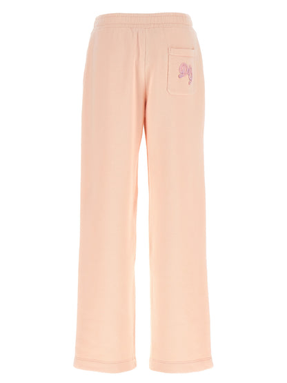 Multicolor Cotton Athletic Pants