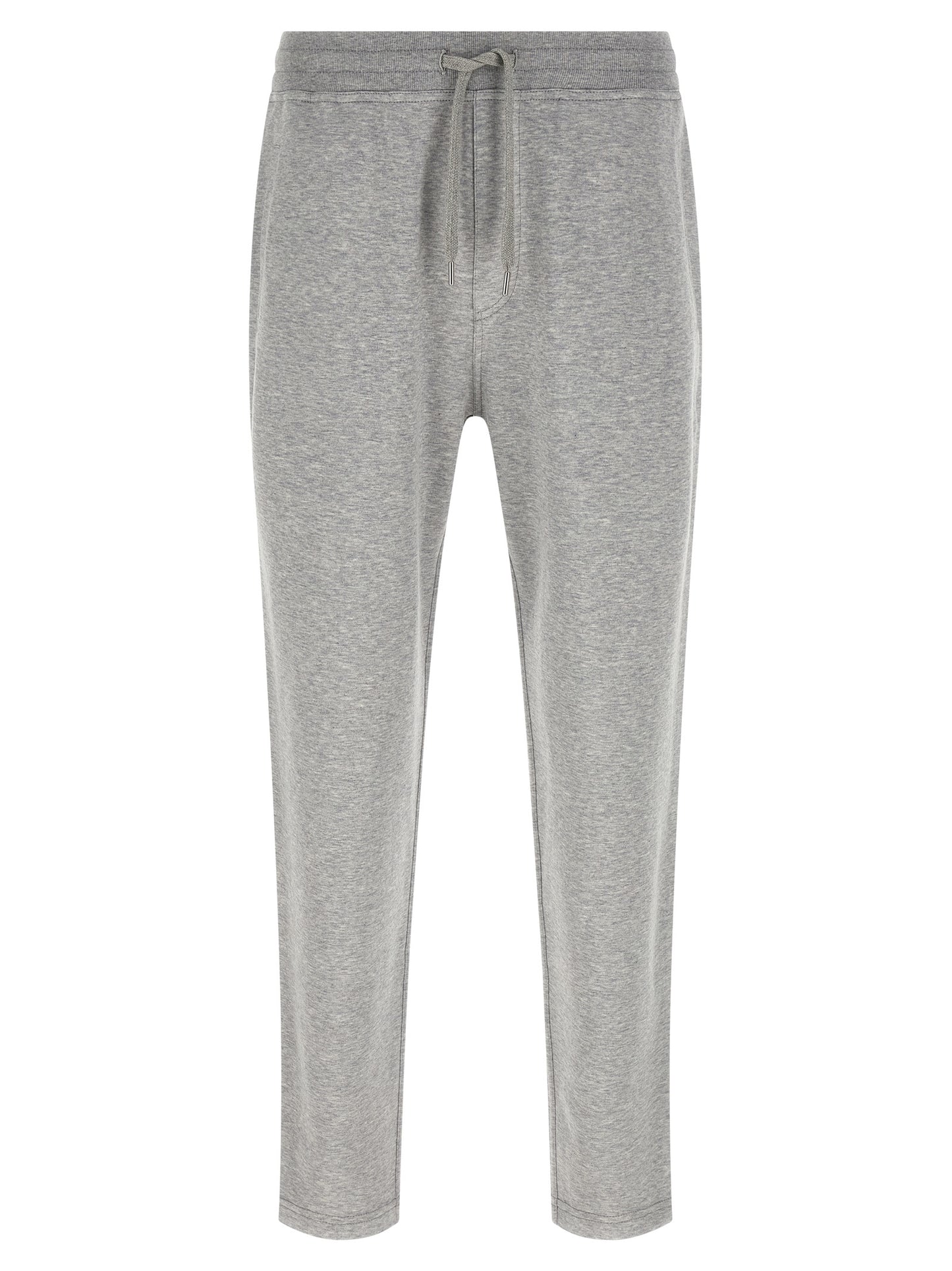 Gray Cotton Athletic Pants