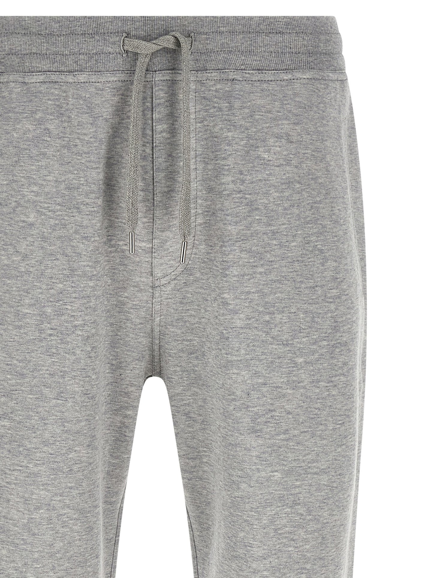 Gray Cotton Athletic Pants