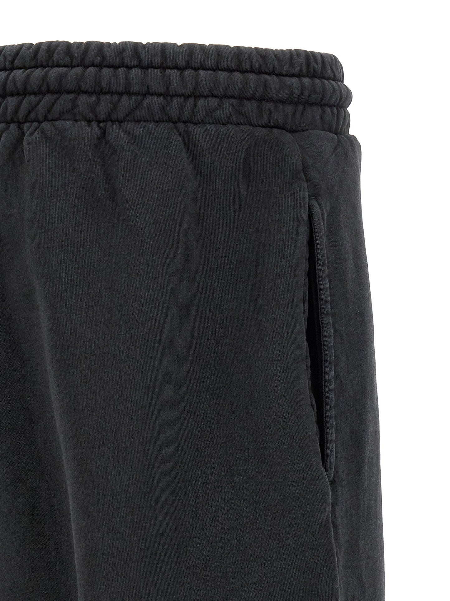 Black Cotton Joggers (Workout Pants)