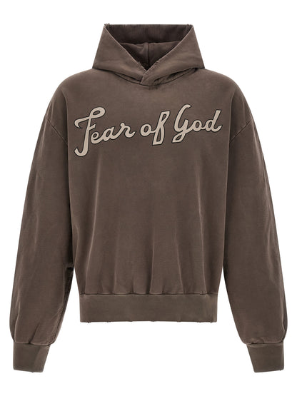 Brown Cotton Sweatshirt