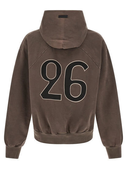 Brown Cotton Sweatshirt