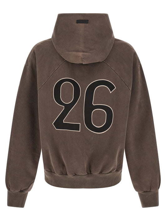 Brown Cotton Sweatshirt