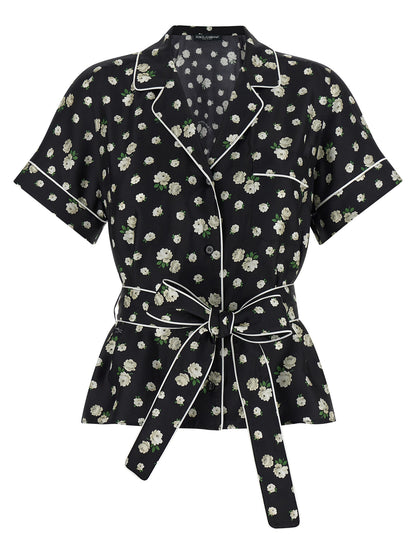 Black Silk Blouse