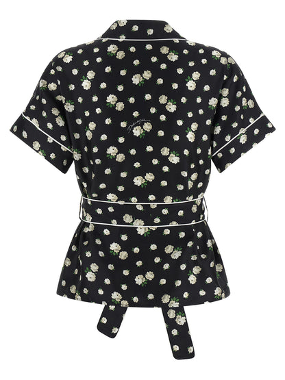 Black Silk Blouse