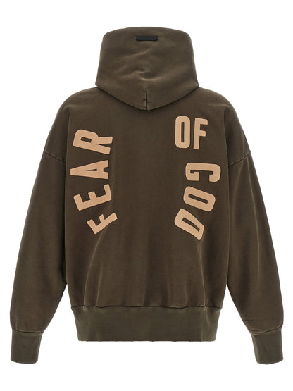 Brown Cotton Sweatshirt