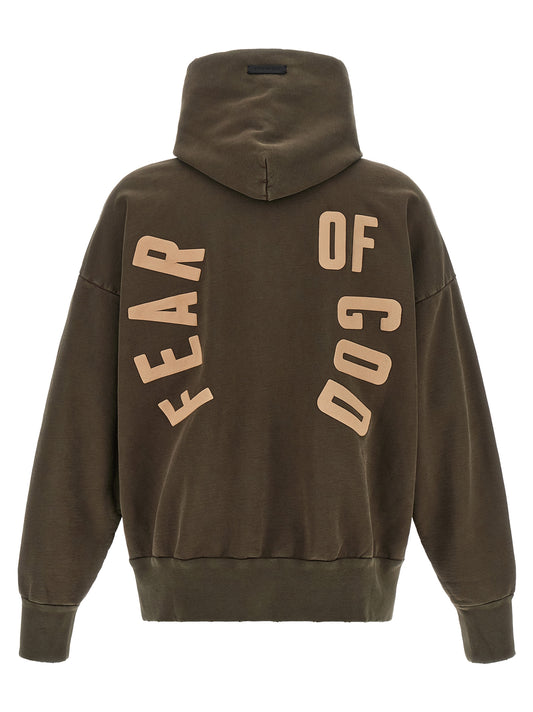 Brown Cotton Sweatshirt