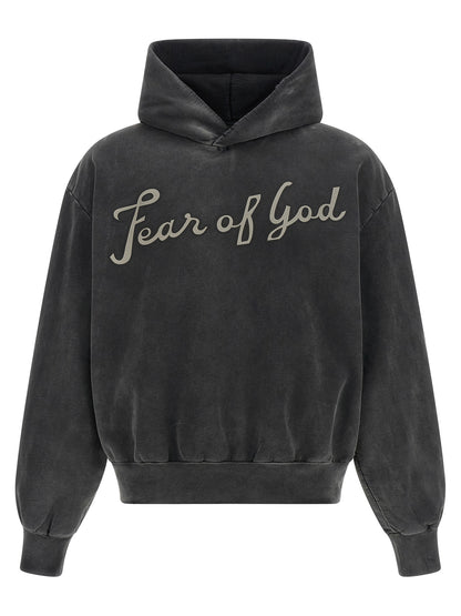 Black Cotton Sweatshirt