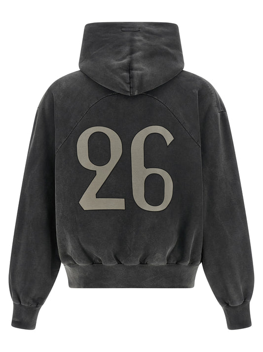 Black Cotton Sweatshirt