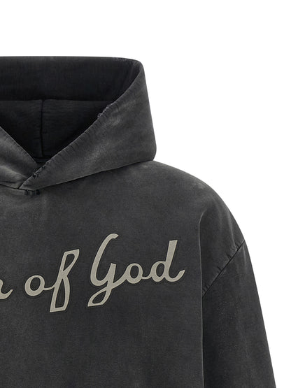 Black Cotton Sweatshirt