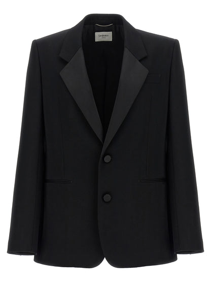 Black Wool Blazer