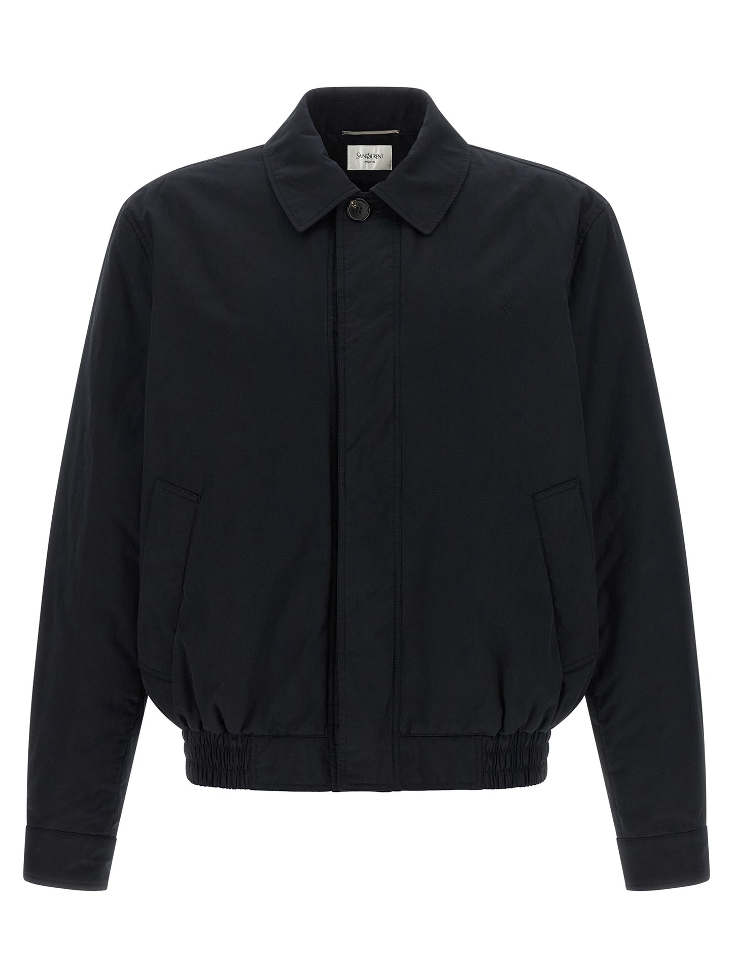 Black Cotton Shell Jacket