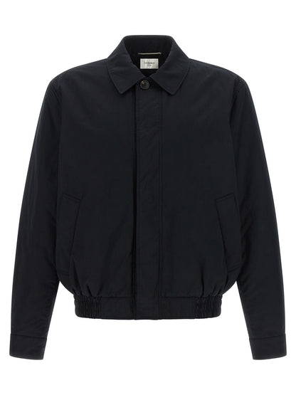 Black Cotton Shell Jacket