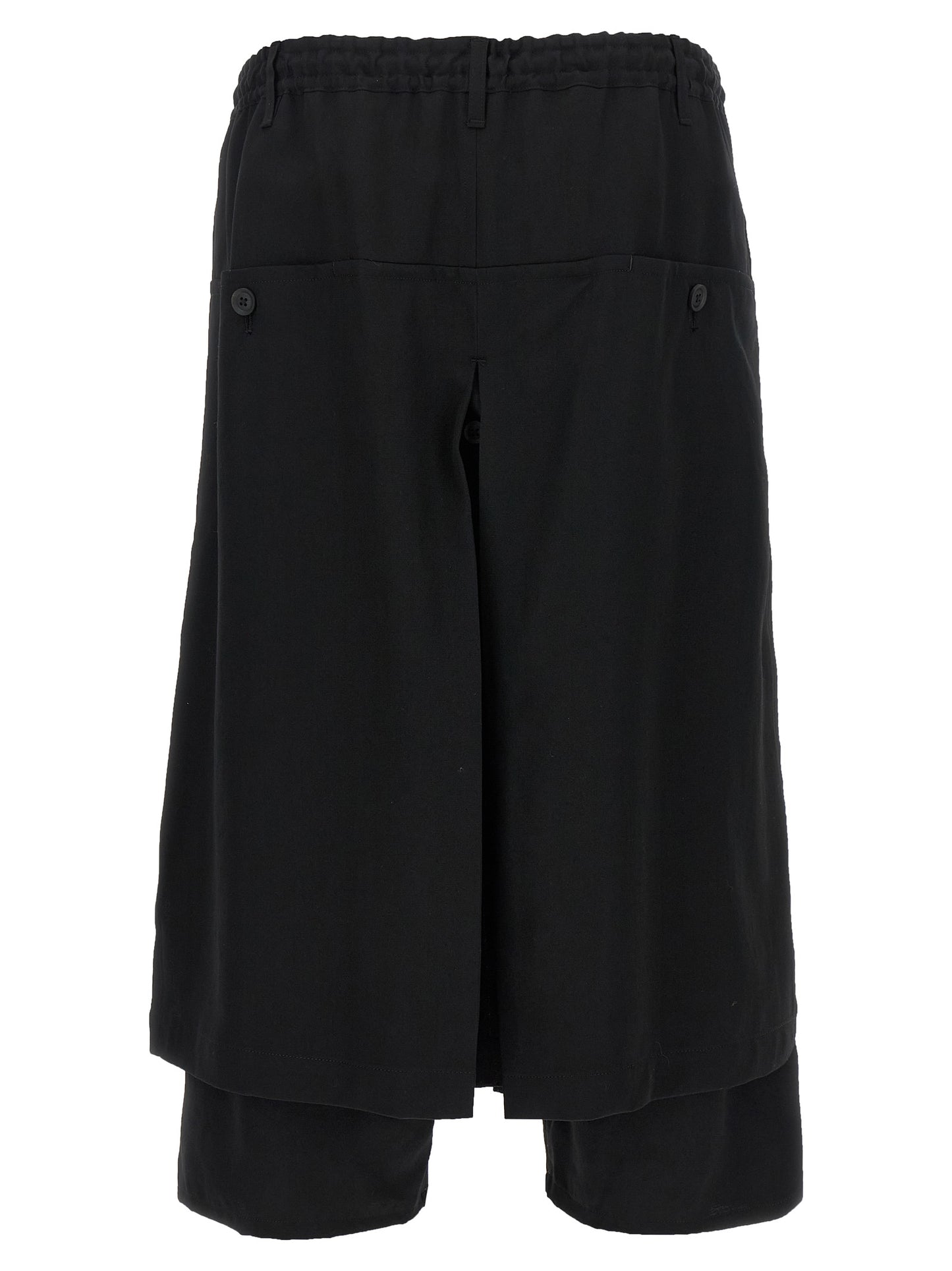 Black Wool Knee Length