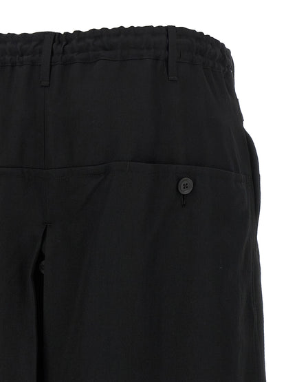 Black Wool Knee Length