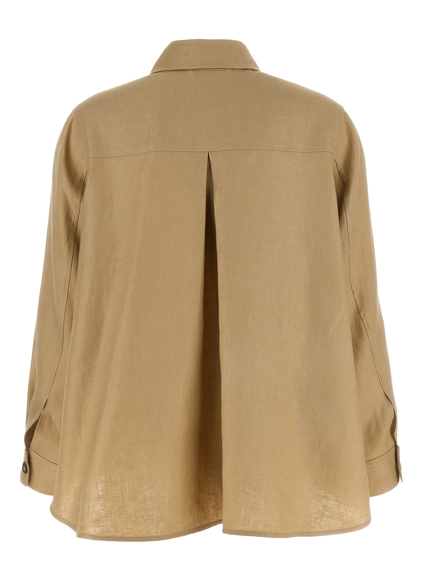 Beige Linen Blouse