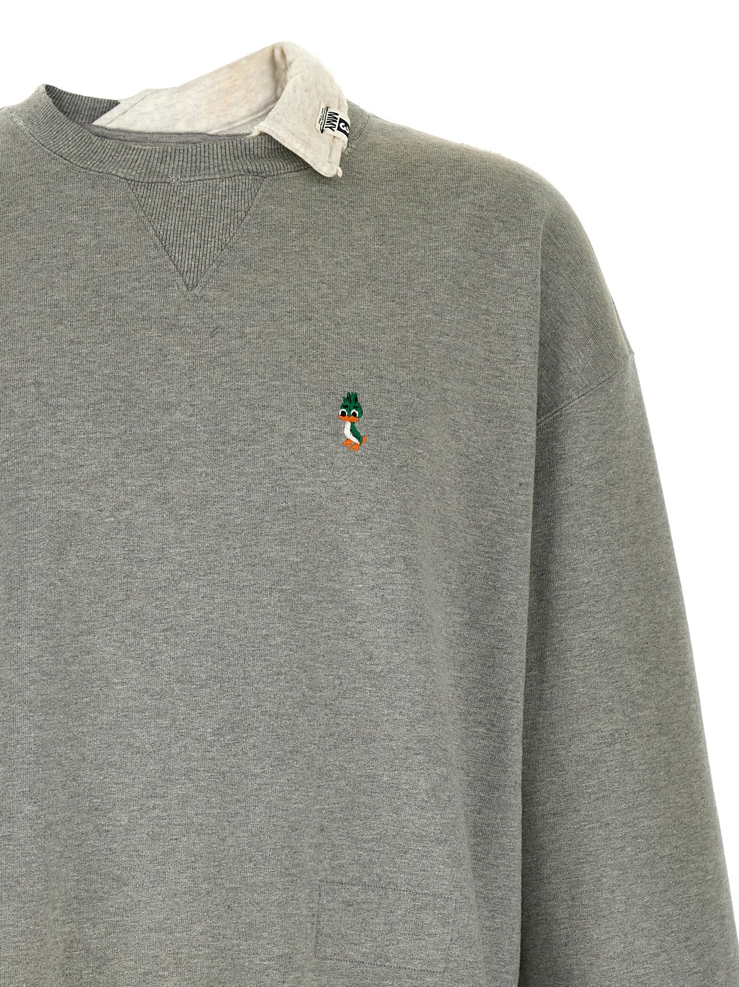 Gray Cotton Sweatshirt
