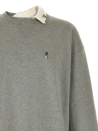 Gray Cotton Sweatshirt