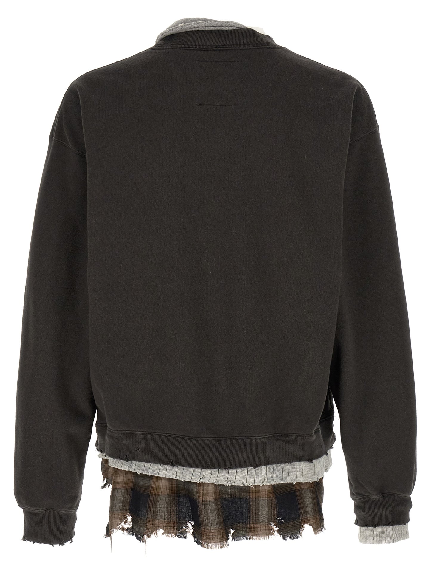 Black Cotton Sweatshirt