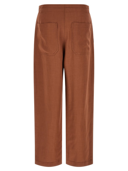 Multicolor Viscose Casual Pants