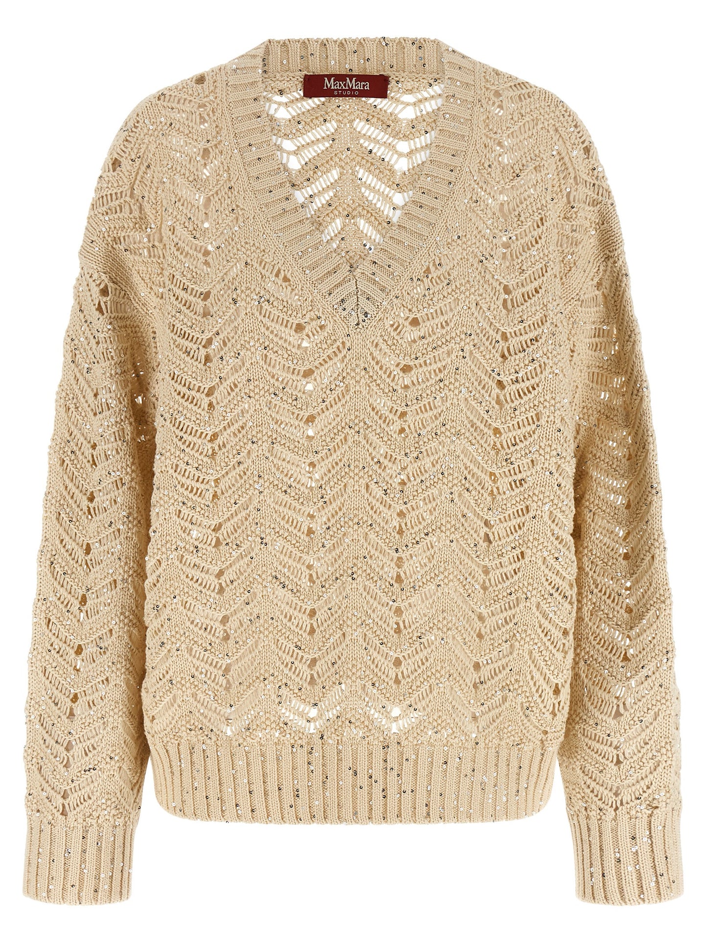 Beige Cotton Cardigan