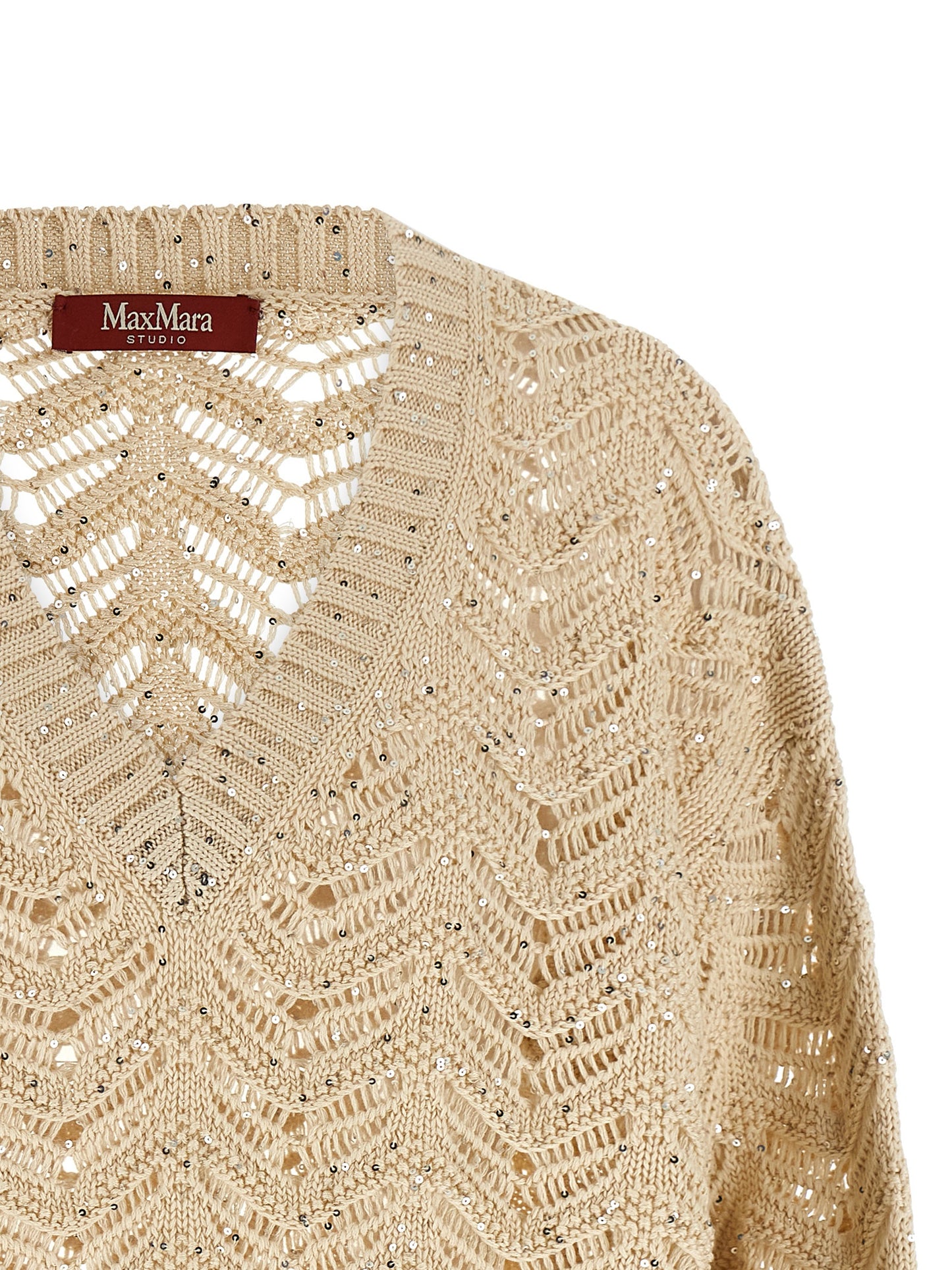 Beige Cotton Cardigan